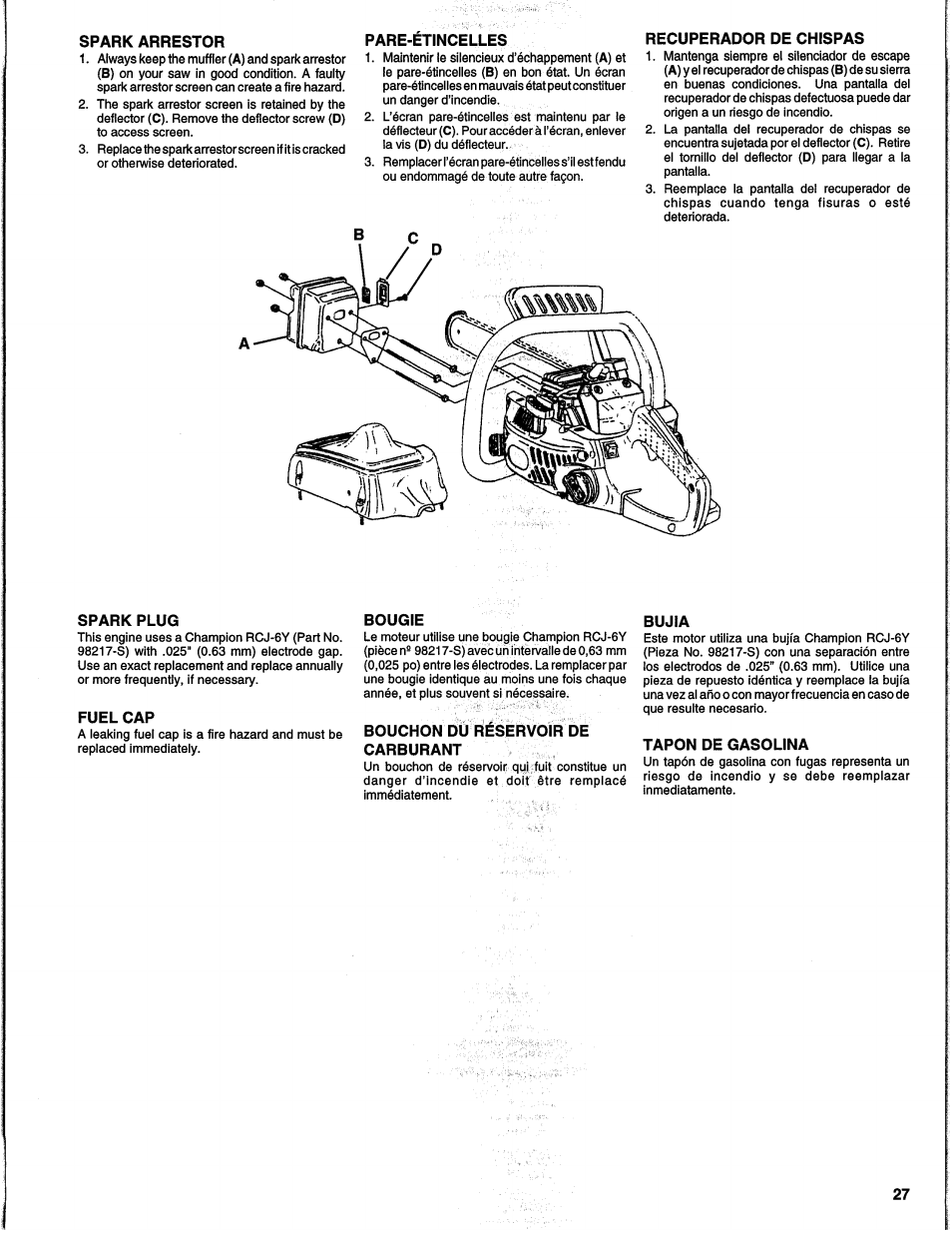 Homelite UH10817 User Manual | Page 26 / 43