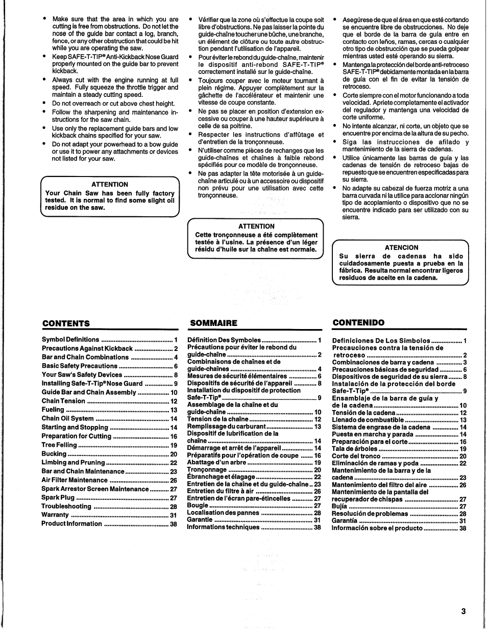 Homelite UH10817 User Manual | Page 3 / 43