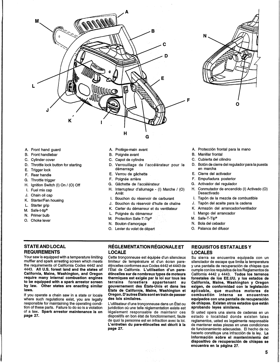Homelite UH10817 User Manual | Page 5 / 43