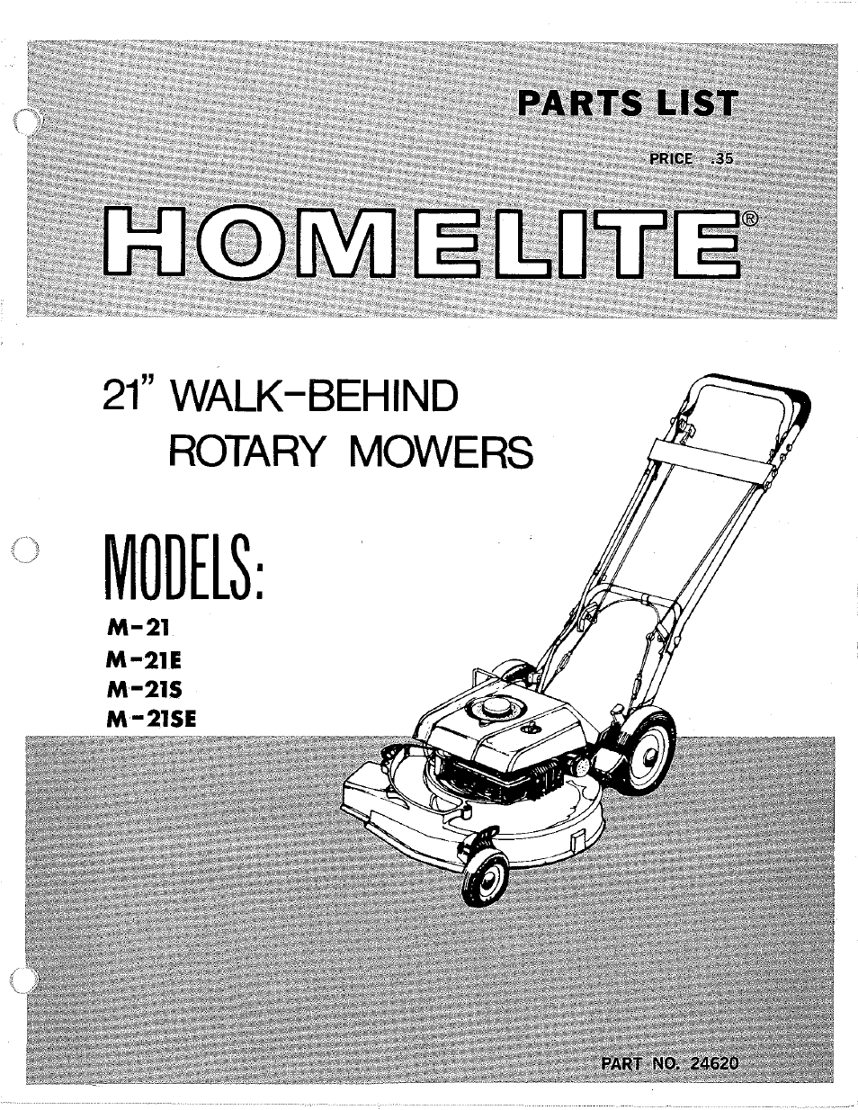 Homelite M-21S User Manual | 12 pages