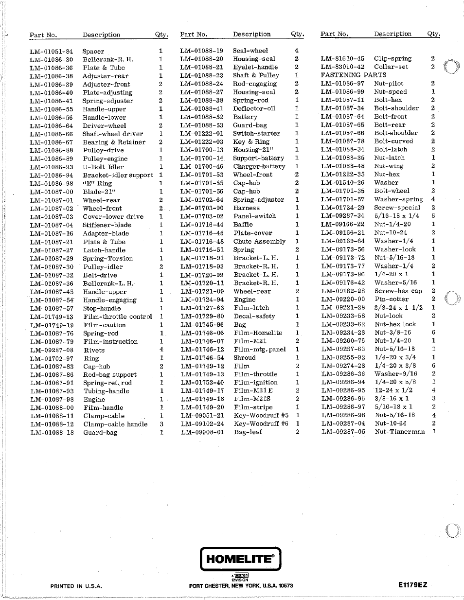 Homelitr | Homelite M-21S User Manual | Page 12 / 12