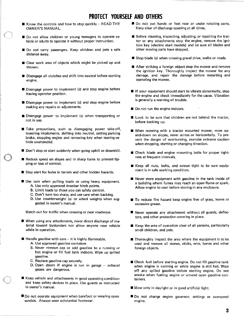 Protect yourself and others | Homelite T-8 User Manual | Page 3 / 8