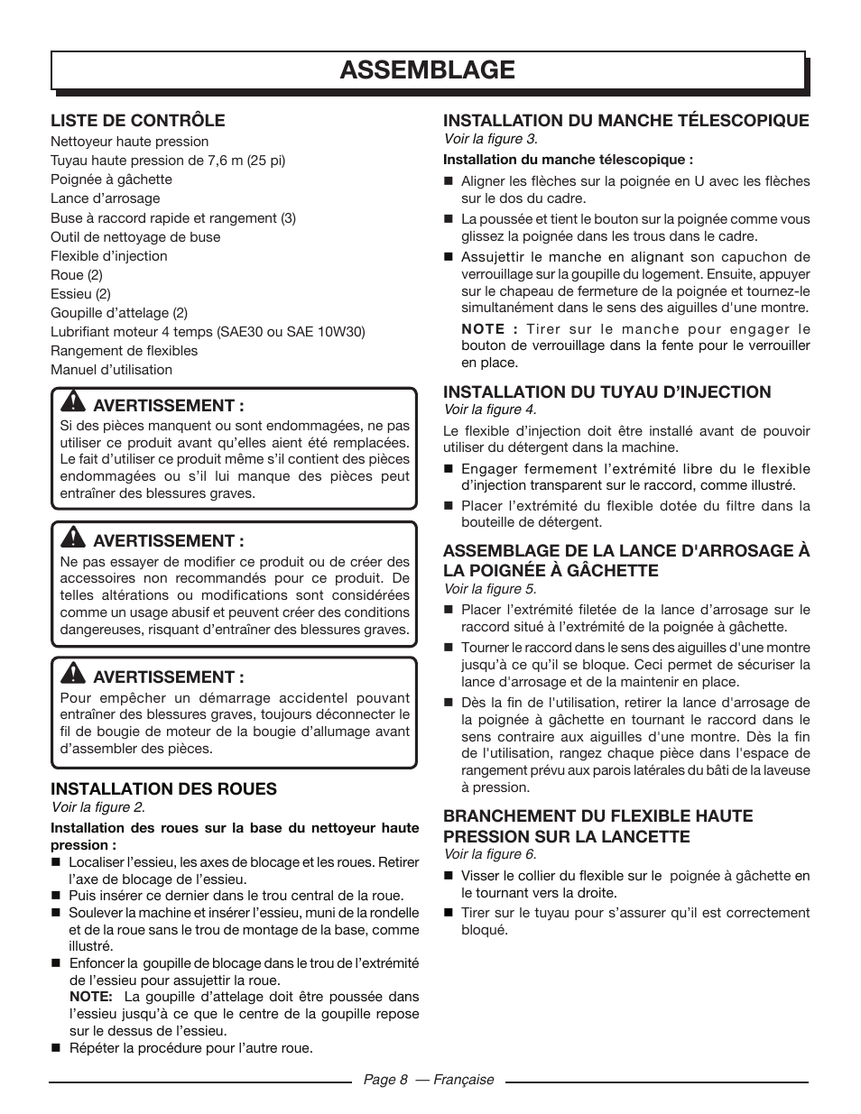 Assemblage | Homelite UT80516 User Manual | Page 28 / 56