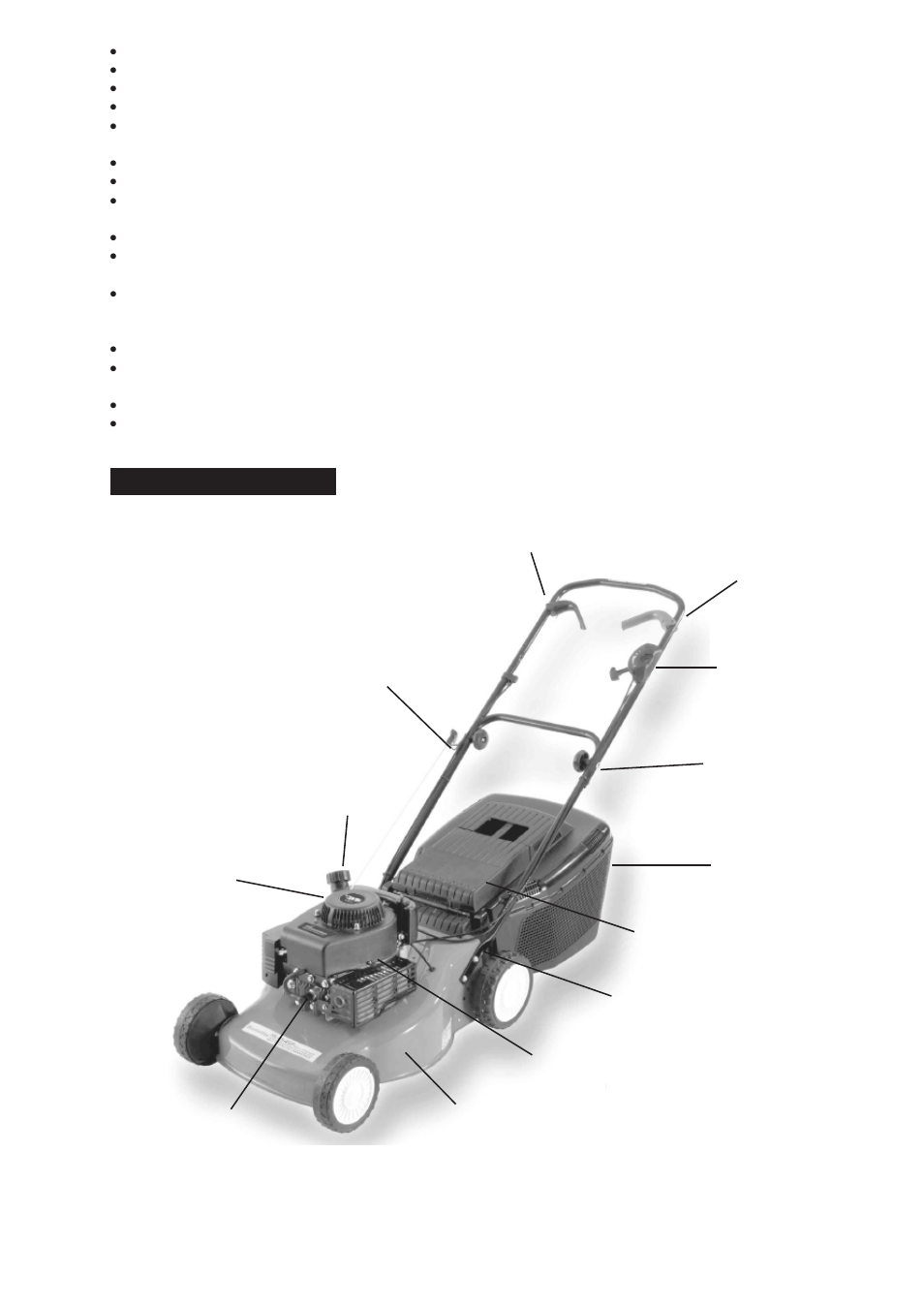 Know your mower | Homelite HL454HP User Manual | Page 3 / 8