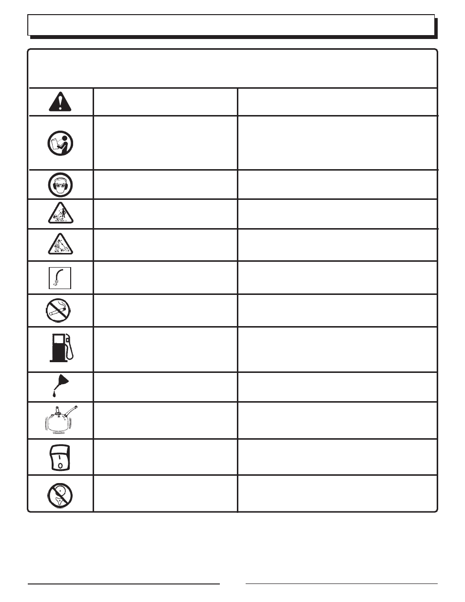Symbols | Homelite UT70121 User Manual | Page 4 / 18
