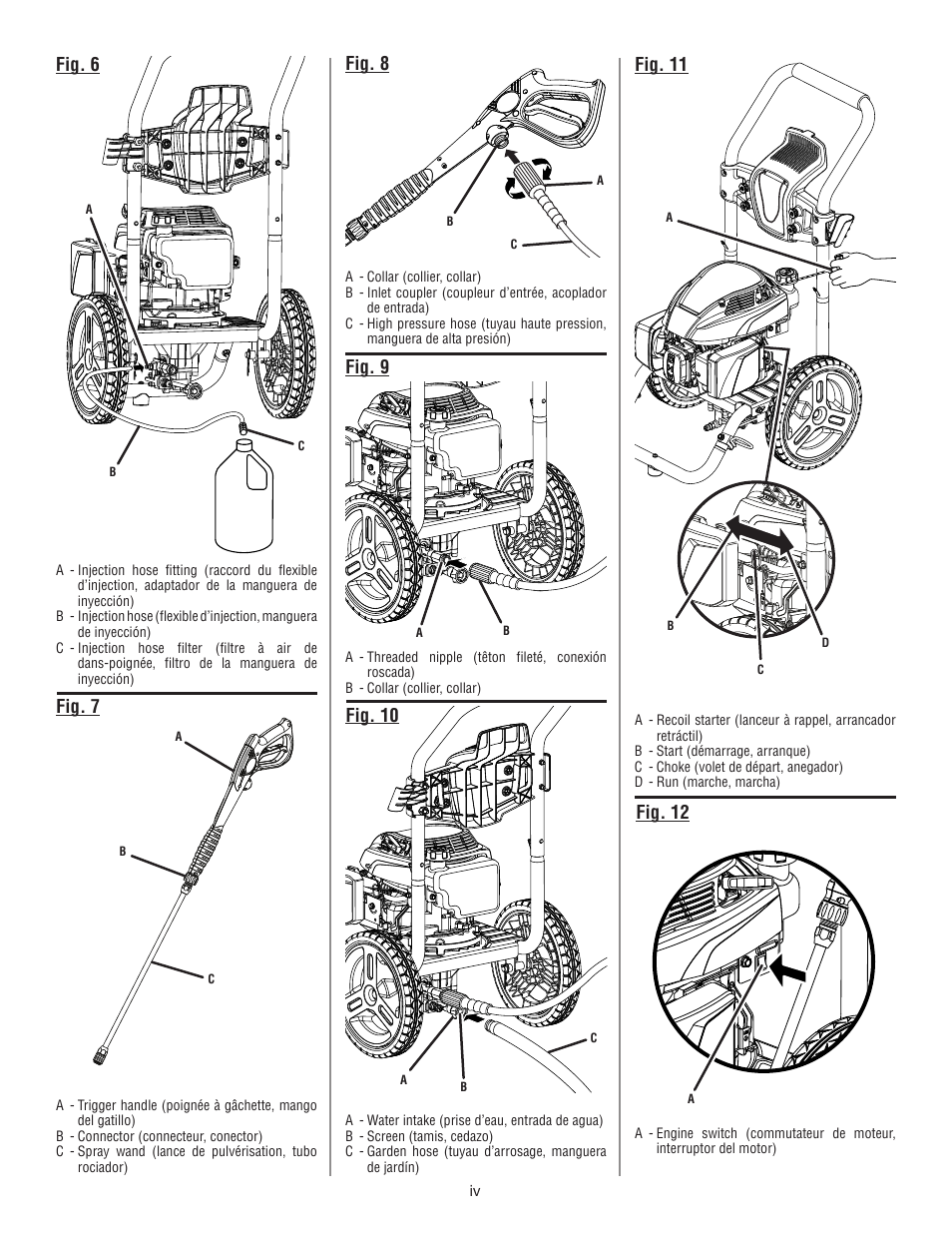 Homelite HLCA80710 User Manual | Page 4 / 52