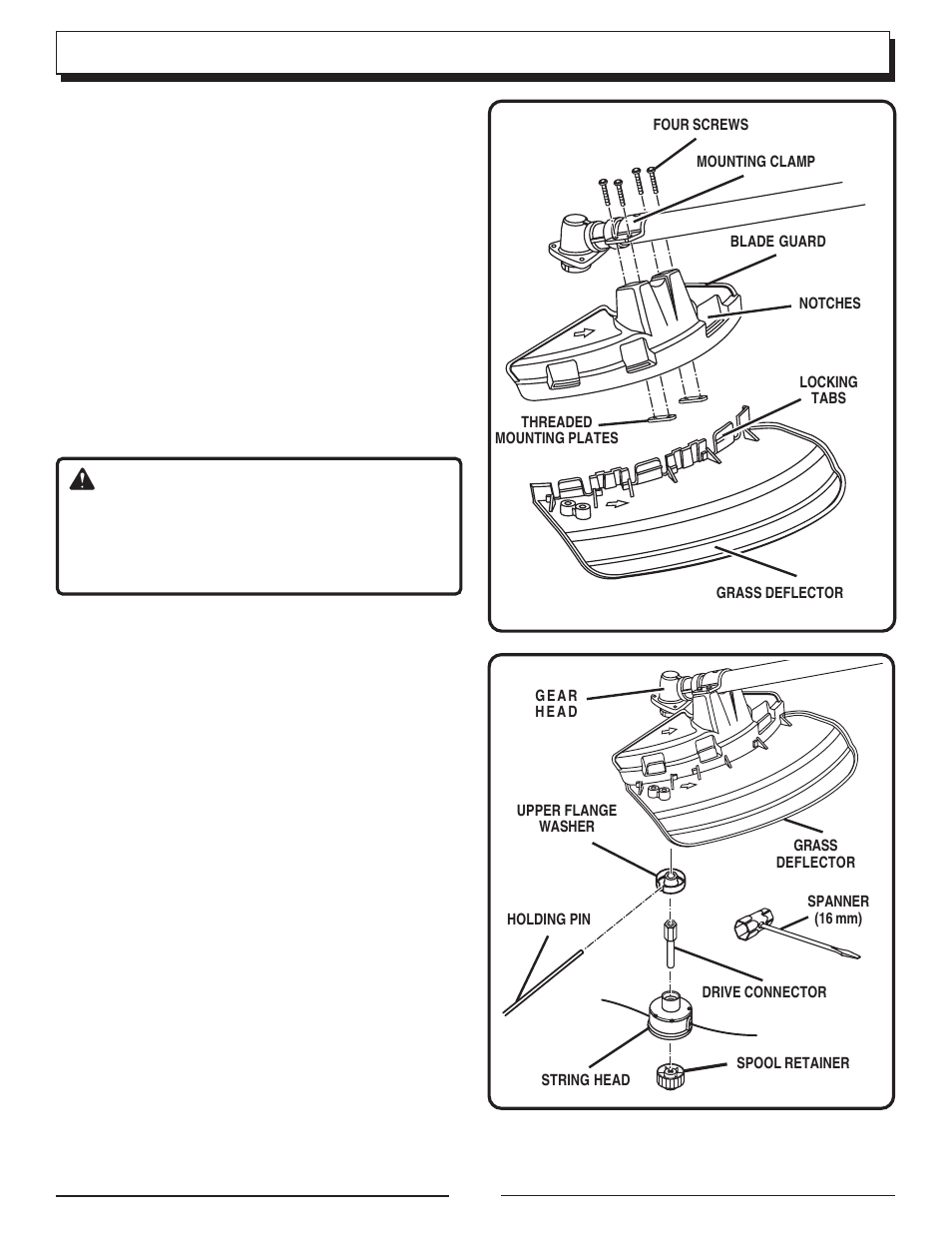 Assembly, Warning | Homelite UT70127A User Manual | Page 10 / 24