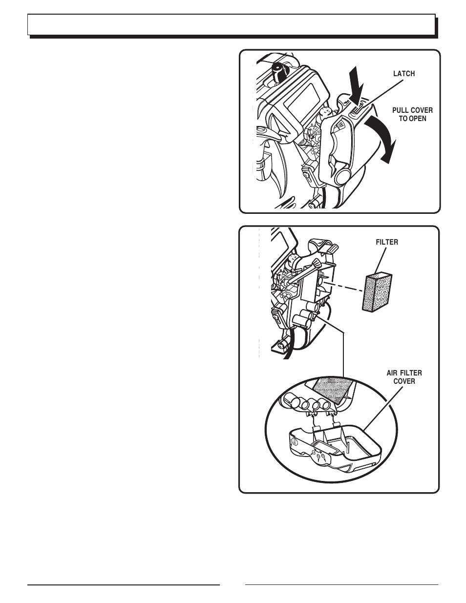 Maintenance, Cleaning the exhaust port and silencer, Spark arrester | Replacing and cleaning air filter | Homelite UT70127A User Manual | Page 18 / 24