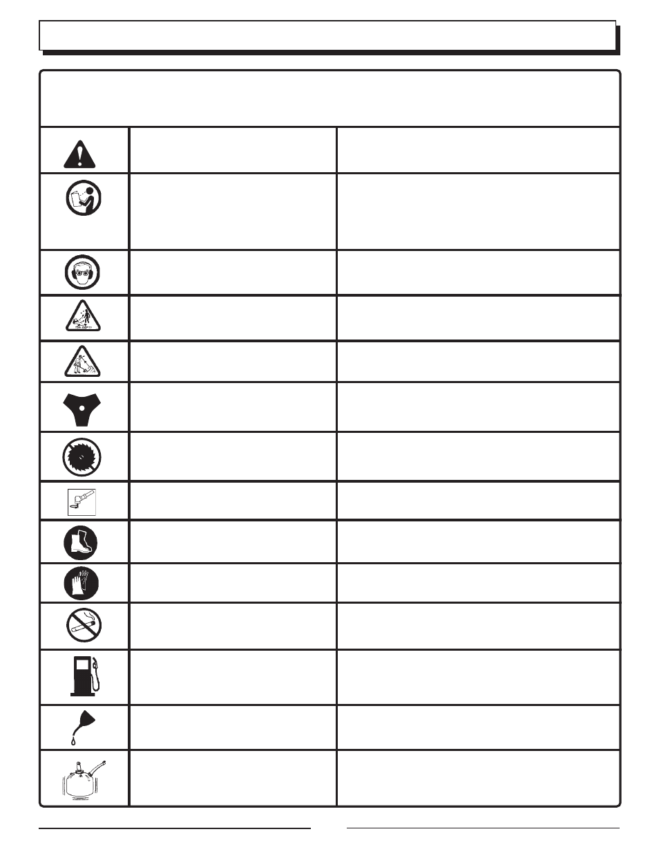 Symbols | Homelite UT70127A User Manual | Page 4 / 24