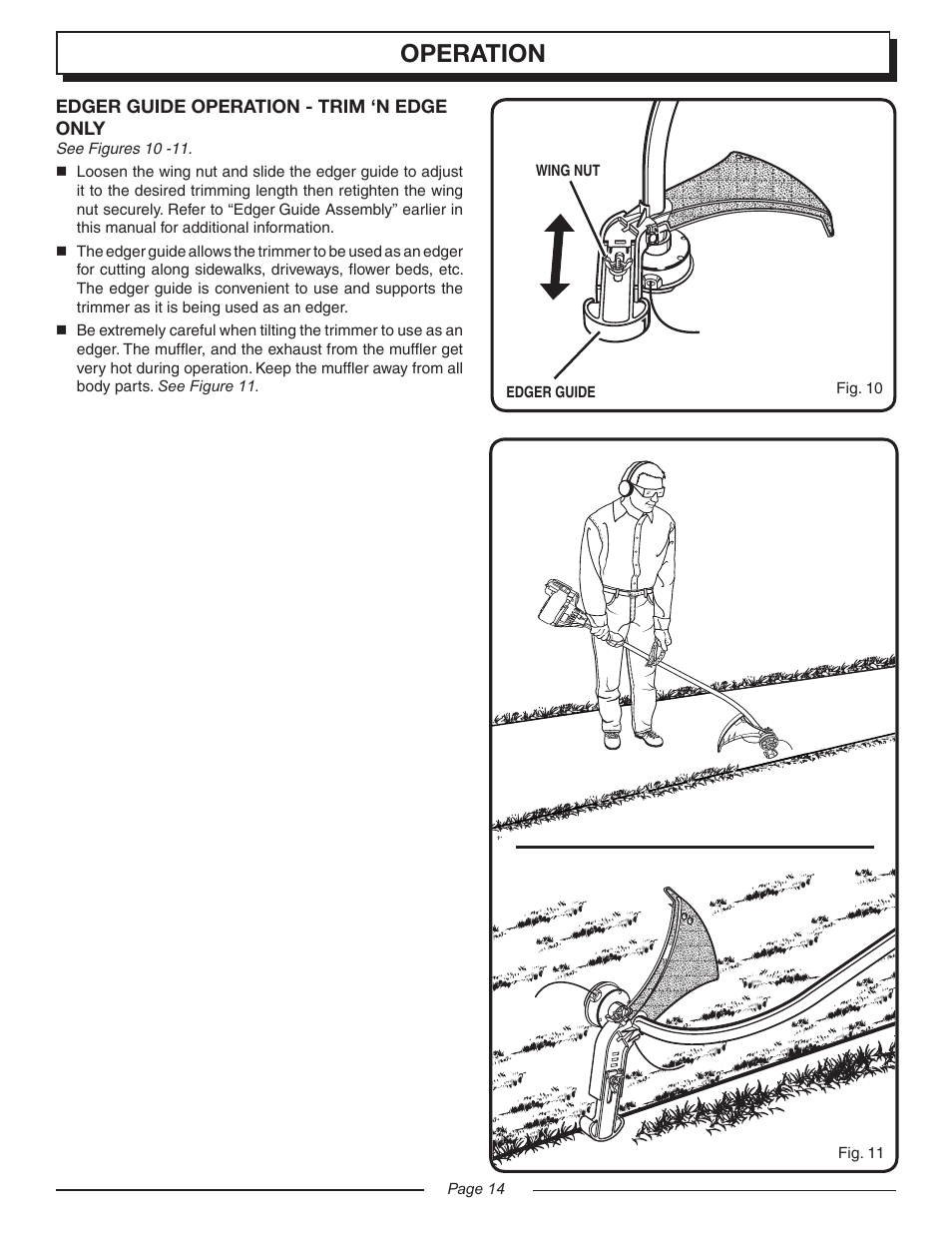 Operation | Homelite UT20045 User Manual | Page 14 / 24
