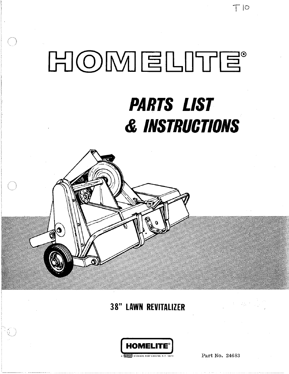 Homelite 24683 User Manual | 12 pages