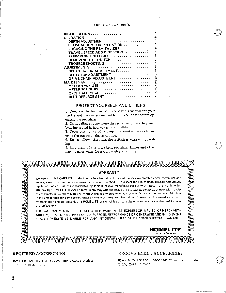 Homelite | Homelite 24683 User Manual | Page 2 / 12