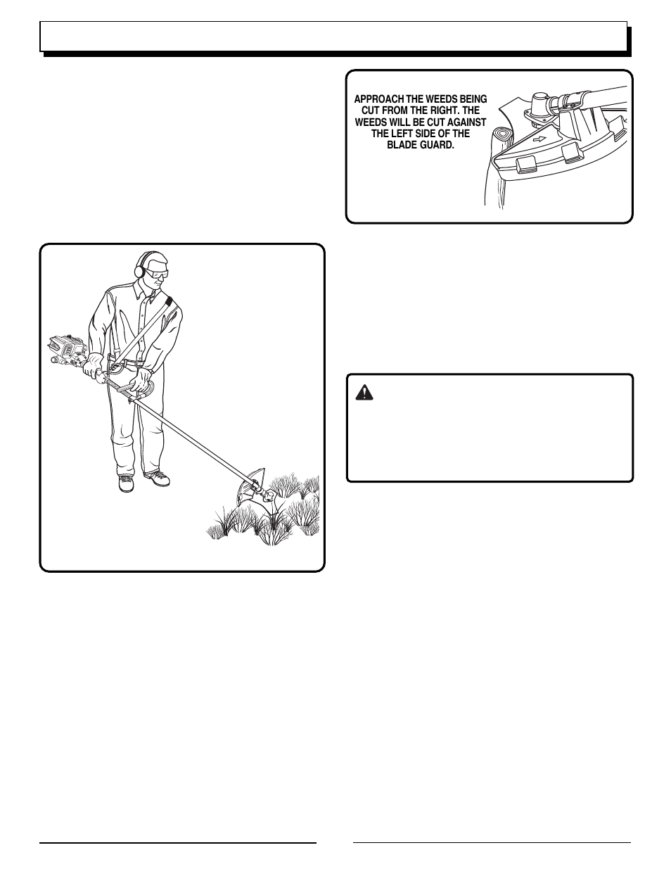 Operation, Warning | Homelite UT70131 User Manual | Page 13 / 22