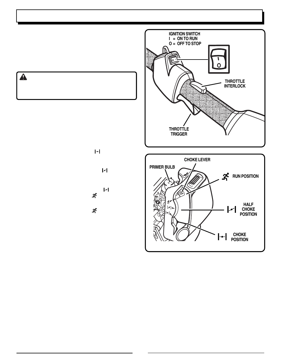 Operation, Warning | Homelite UT70131 User Manual | Page 14 / 22