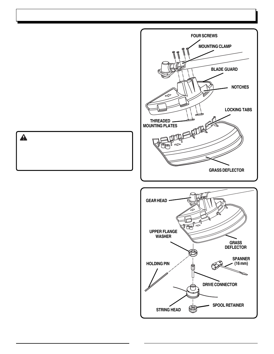 Assembly, Warning | Homelite UT70131 User Manual | Page 9 / 22