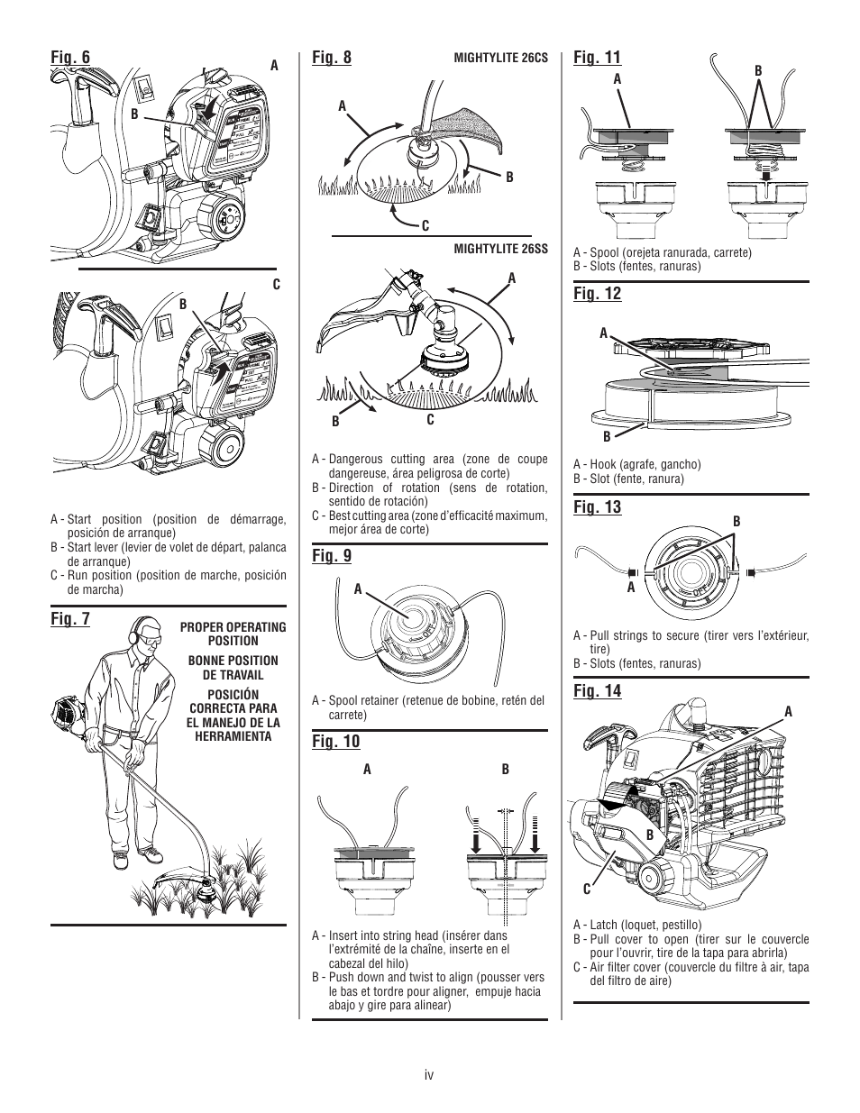 Homelite MIGHTYLITE 26SS User Manual | Page 4 / 44