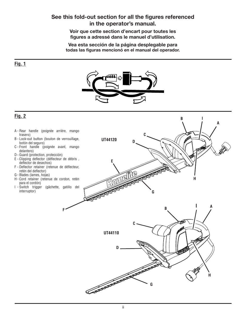 Homelite UT44120 User Manual | Page 2 / 38