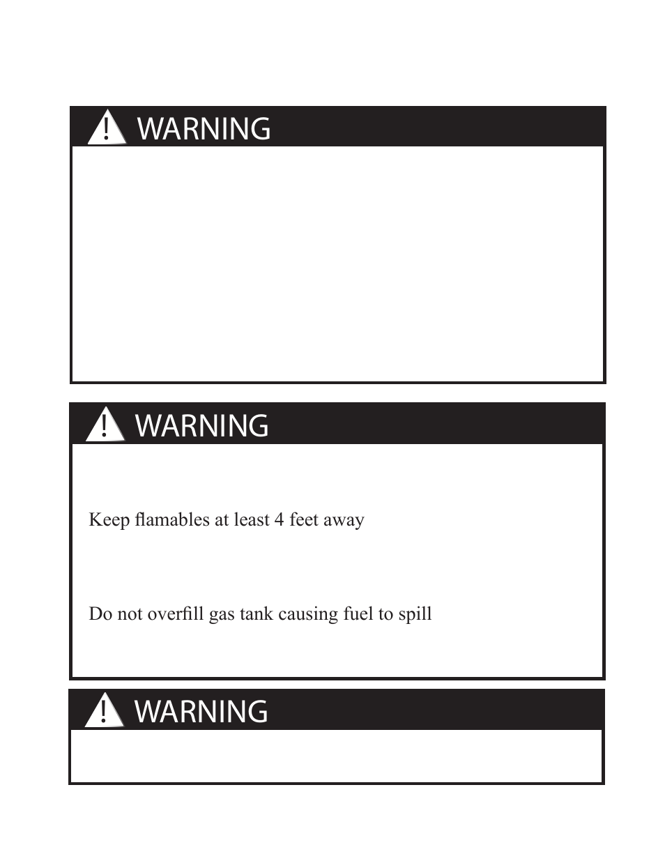 Safety points, Warning | Homelite ELECTRIC GENERATOR User Manual | Page 4 / 17