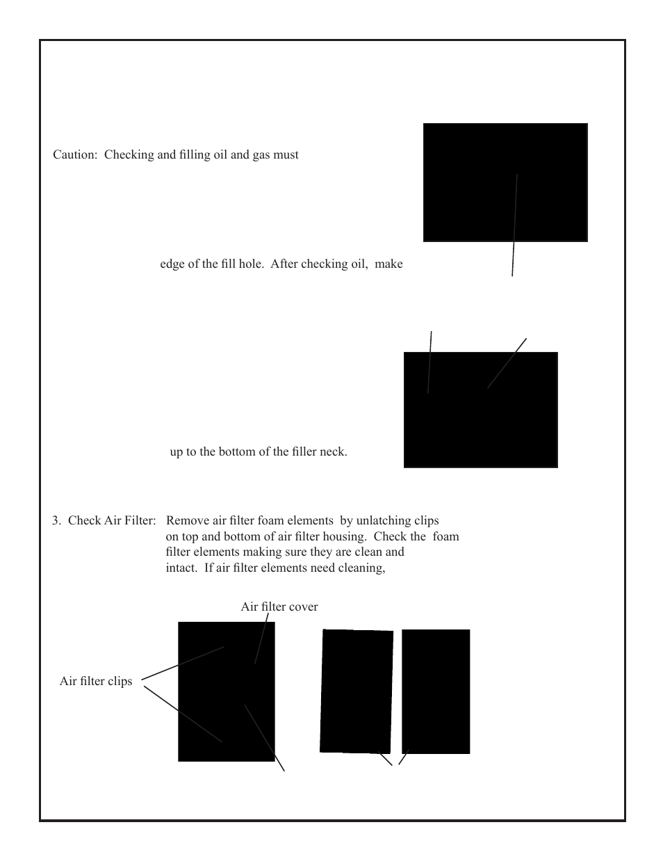 Before each operation | Homelite ELECTRIC GENERATOR User Manual | Page 6 / 17