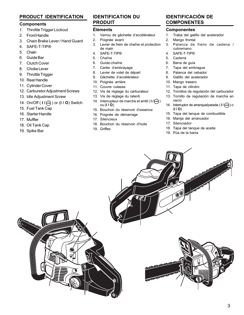Homelite UT10946 User Manual | Page 3 / 72