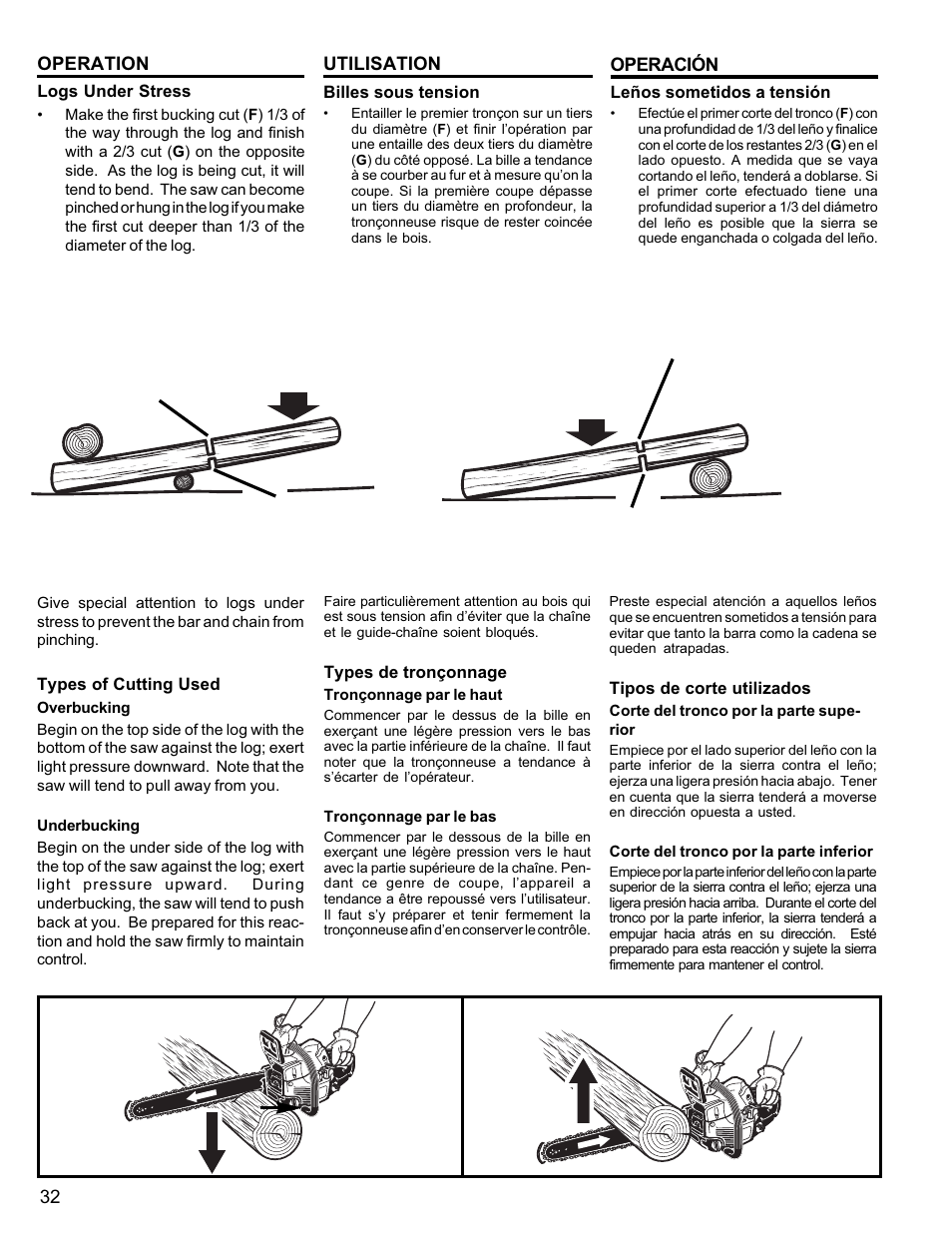 Homelite UT10946 User Manual | Page 32 / 72