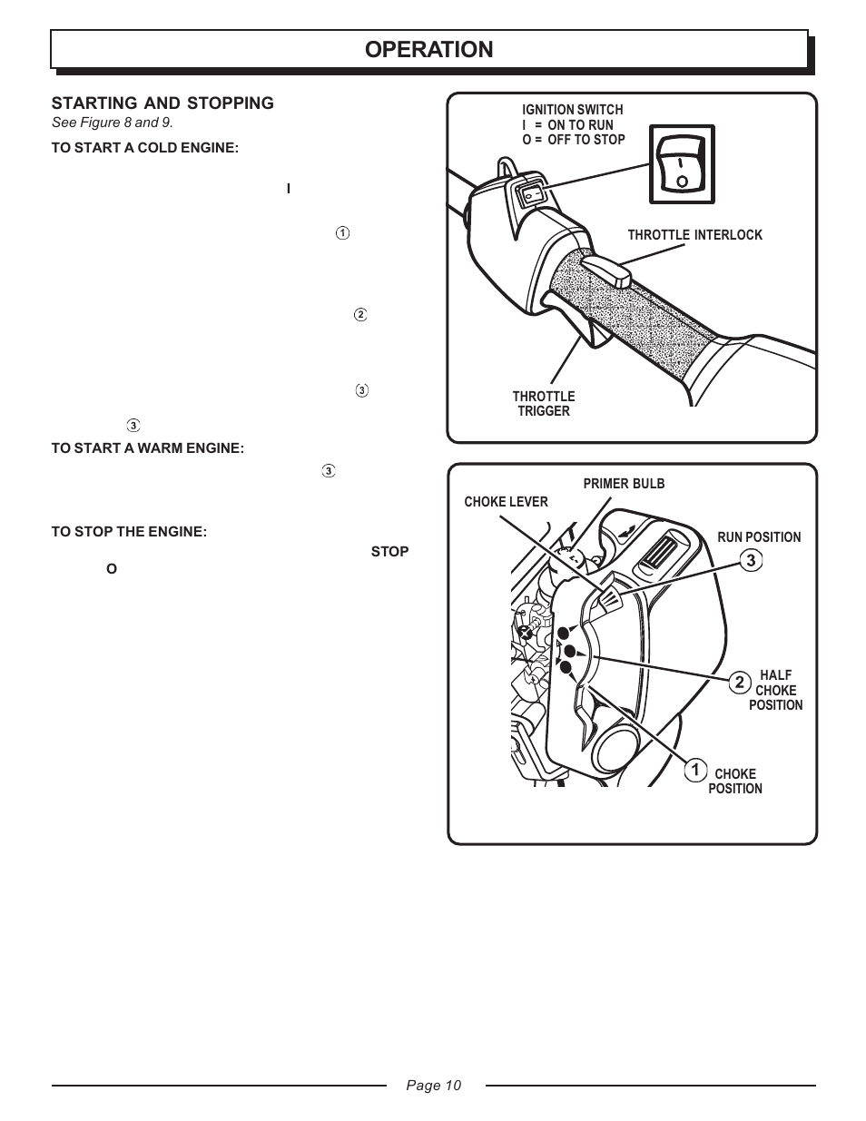 Operation | Homelite TOOL UT20818 User Manual | Page 10 / 20