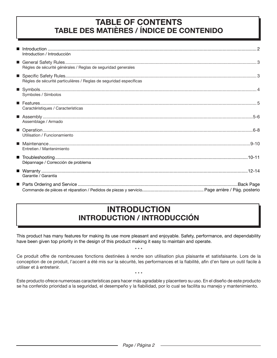 Homelite 26SS UT22650 User Manual | Page 6 / 44