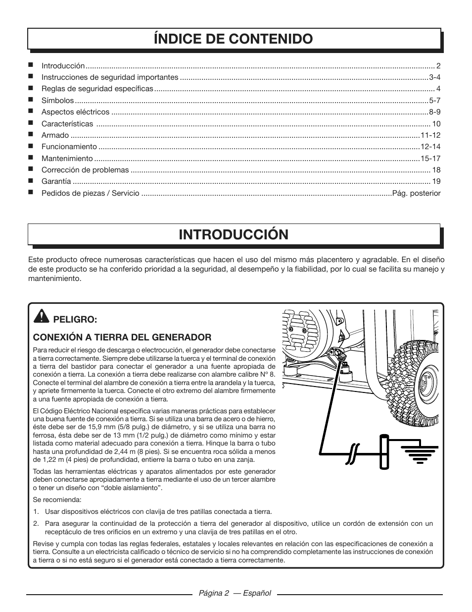 Homelite HGCA3000 User Manual | Page 44 / 64