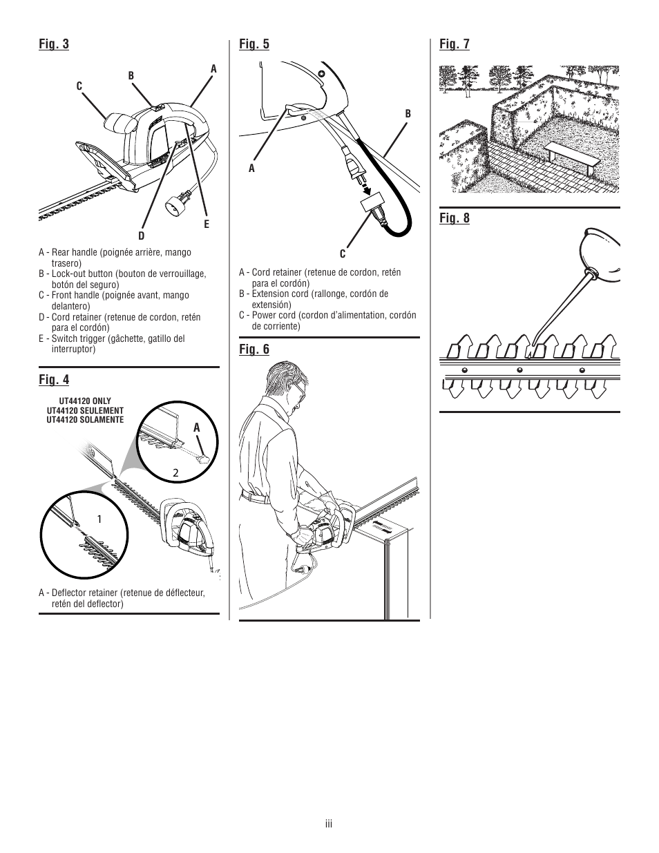 Homelite UT44121 User Manual | Page 3 / 38