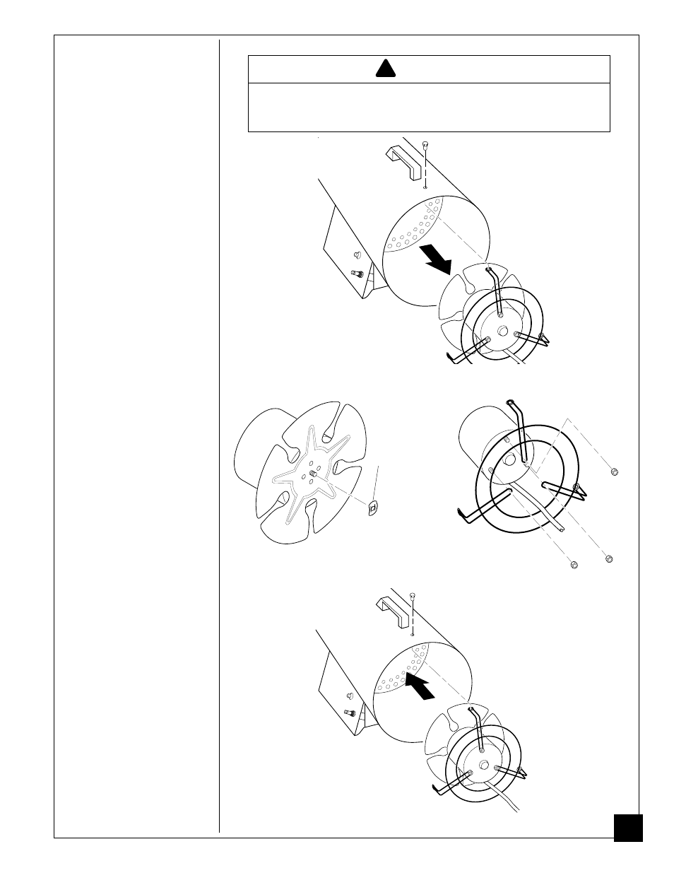 Service procedures, Warning | Homelite HP35 User Manual | Page 11 / 20