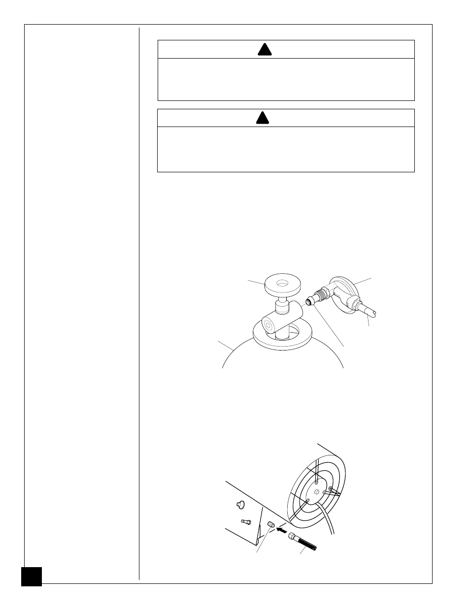 Installation, Warning | Homelite HP35 User Manual | Page 6 / 20
