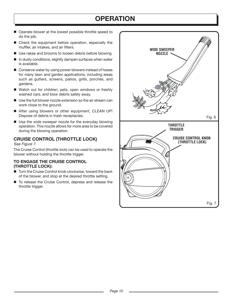 Operation | Homelite UT08120D User Manual | Page 10 / 16