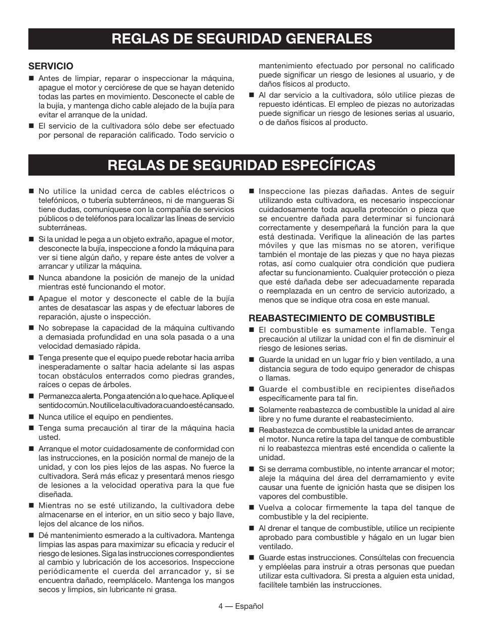 Homelite UT60526 User Manual | Page 34 / 48