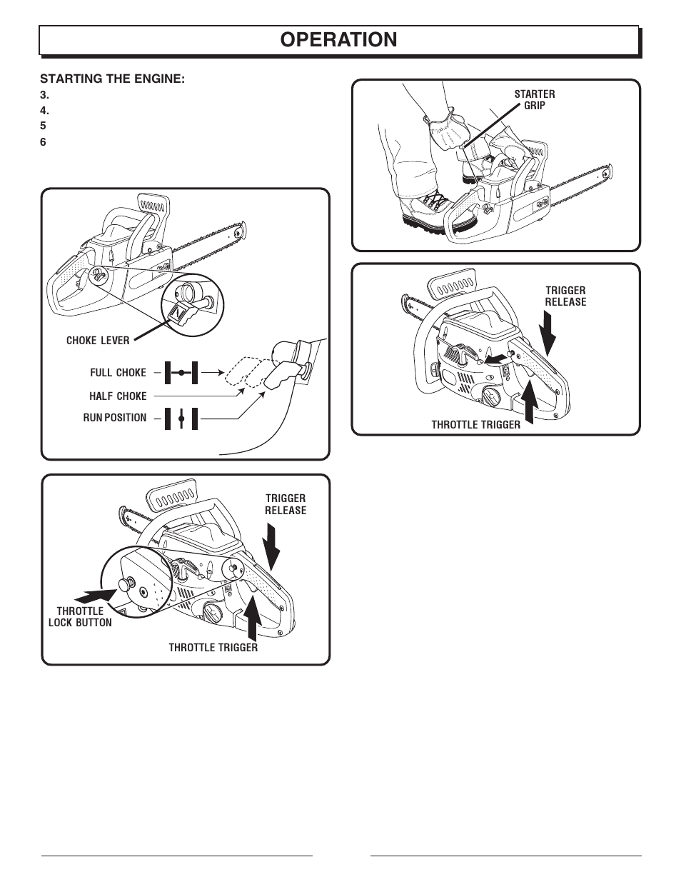 Operation | Homelite UT10901B User Manual | Page 12 / 36