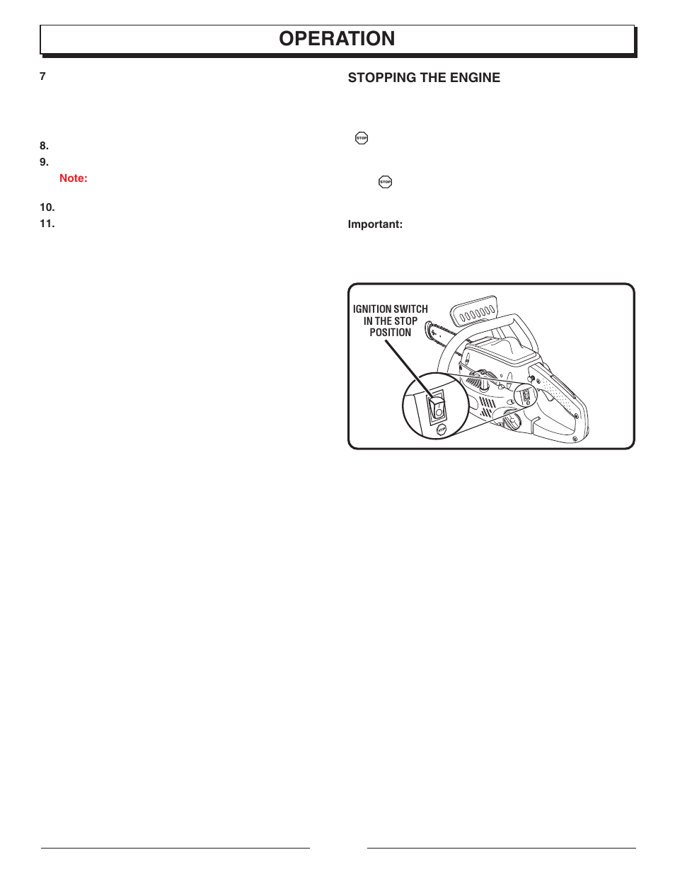 Operation | Homelite UT10901B User Manual | Page 13 / 36