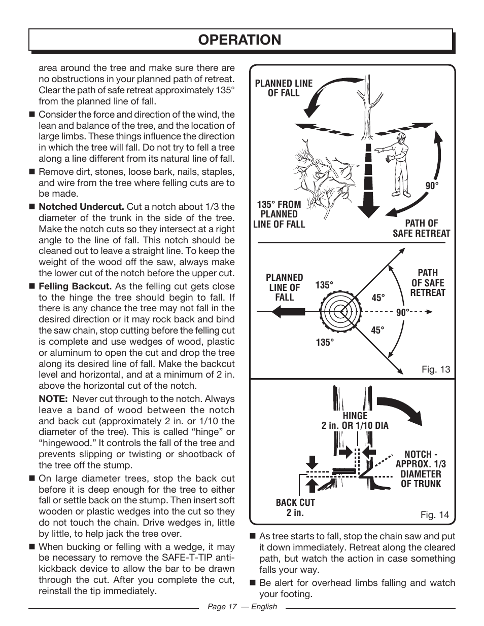 Operation | Homelite UT43122 User Manual | Page 17 / 88