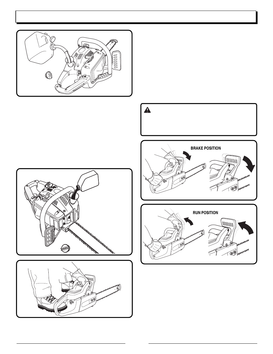 Operation, Warning | Homelite UT10530 User Manual | Page 11 / 36