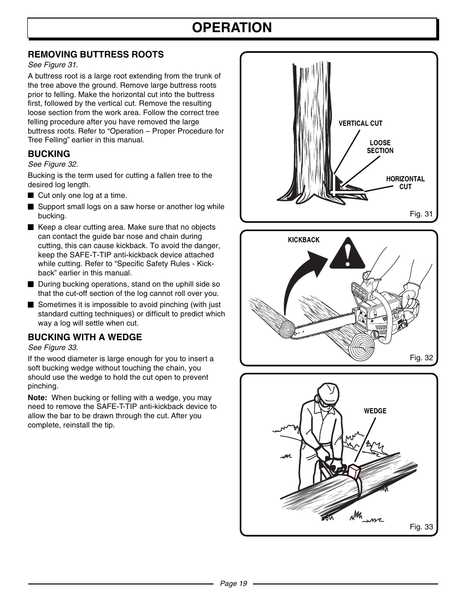 Operation | Homelite UT10530 User Manual | Page 19 / 36