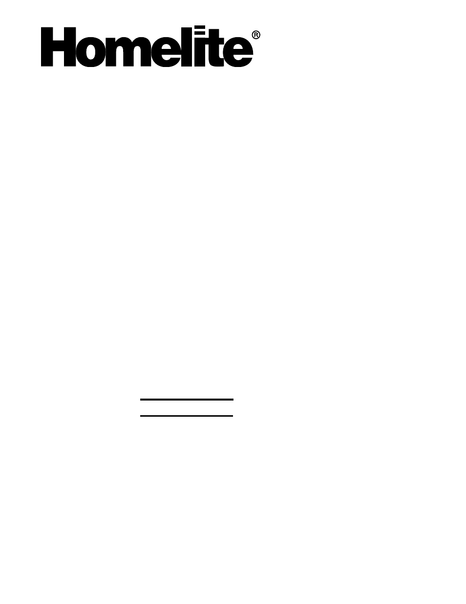 Homelite UT34010 User Manual | Page 34 / 34