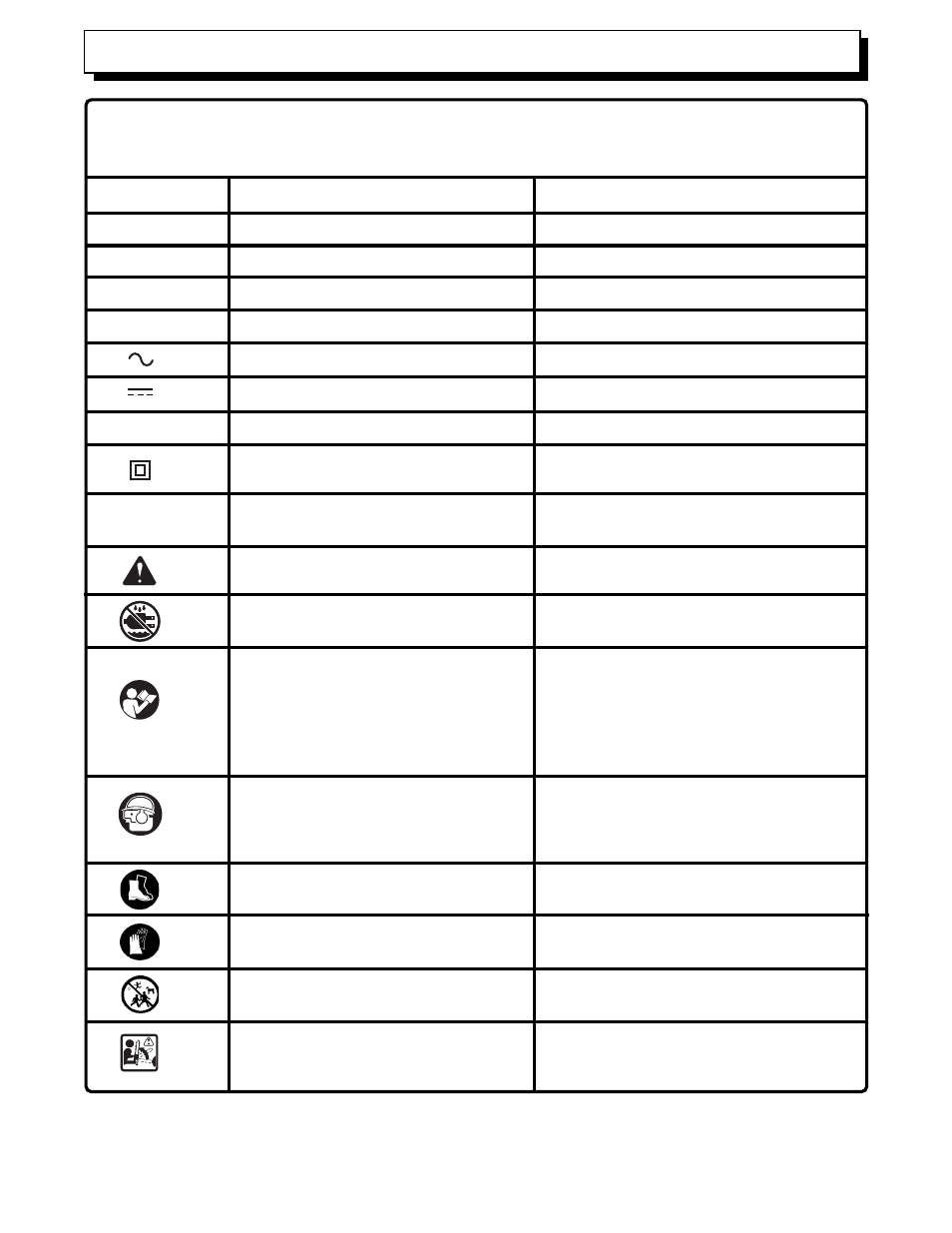 Symbols | Homelite UT34010 User Manual | Page 8 / 34