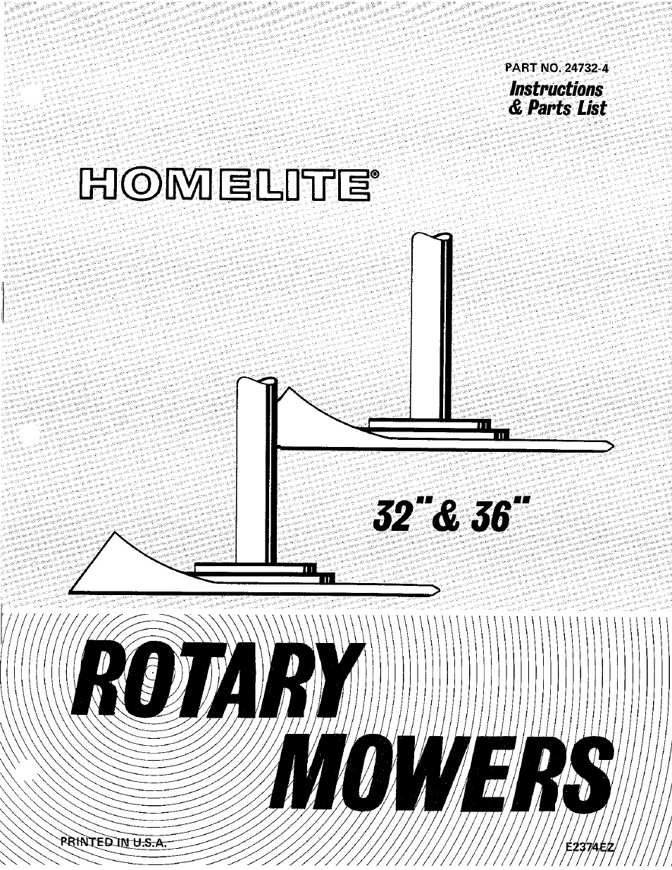 Homelite 24732-4 User Manual | 8 pages