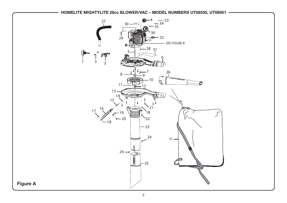 Homelite MightyLite UT08550 User Manual | Page 2 / 5