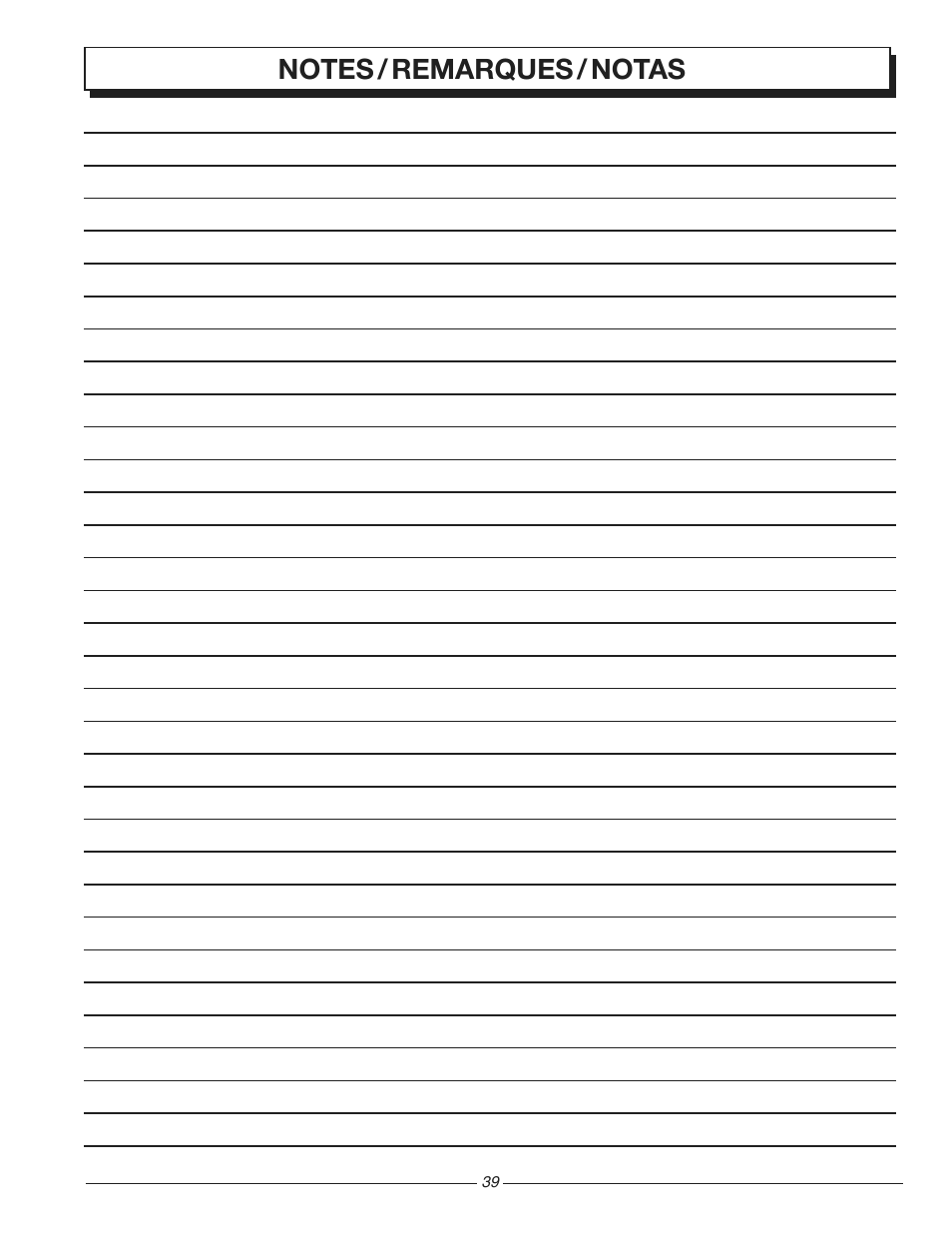 Homelite HG3510 User Manual | Page 39 / 44