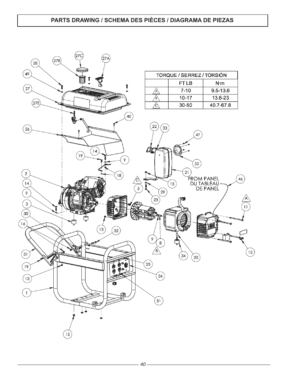 Homelite HG3510 User Manual | Page 40 / 44