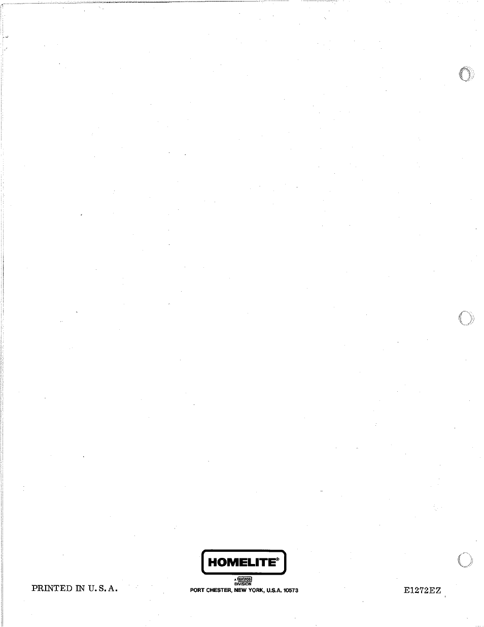 Homelitr | Homelite 24666 User Manual | Page 12 / 12