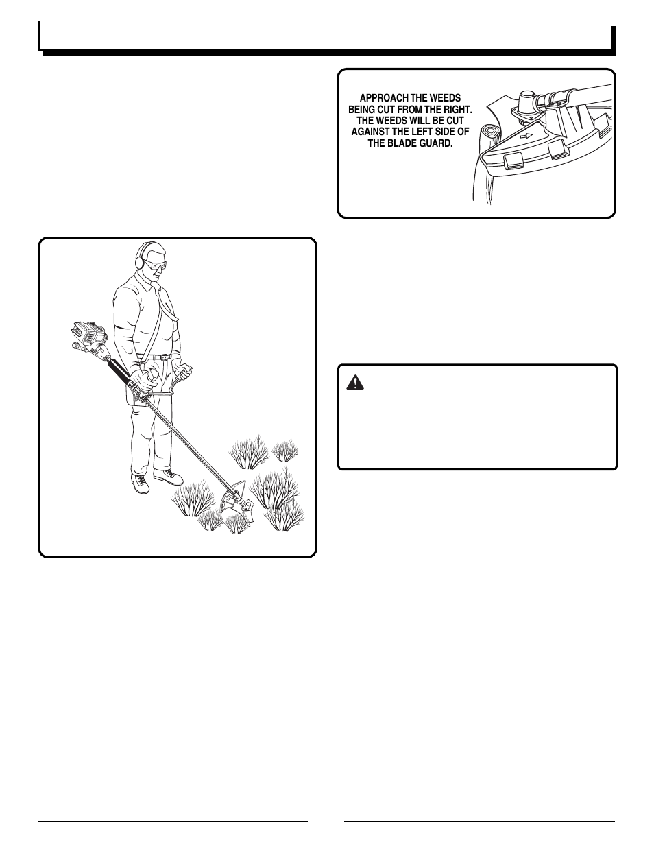 Operation, Warning | Homelite UT70129 User Manual | Page 13 / 22