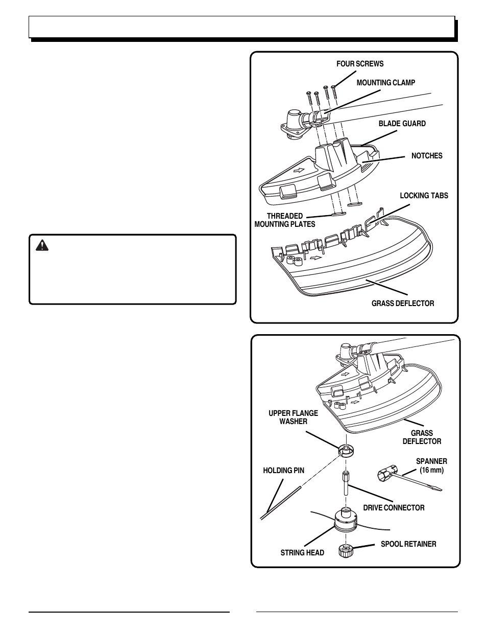 Assembly, Warning | Homelite UT70129 User Manual | Page 9 / 22