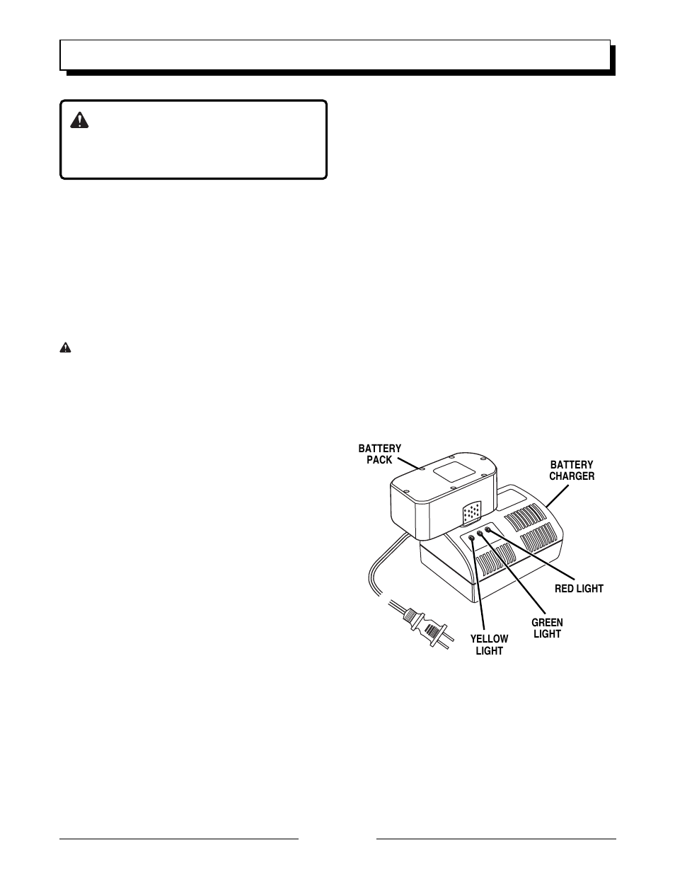 Operation, Led functions of charger, Charging your battery pack | Warning | Homelite ZR31810 User Manual | Page 9 / 18