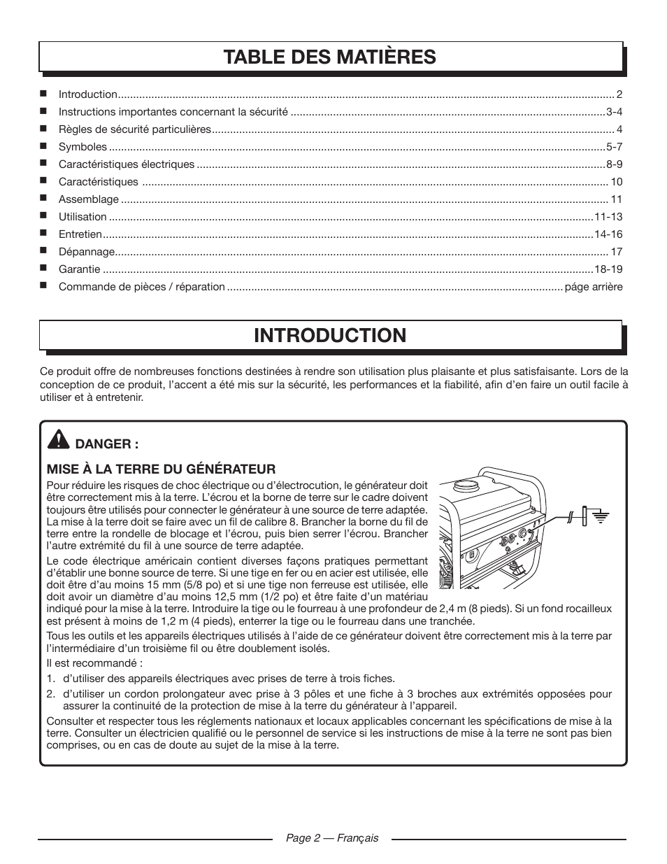 Homelite HGCA1400 User Manual | Page 22 / 58