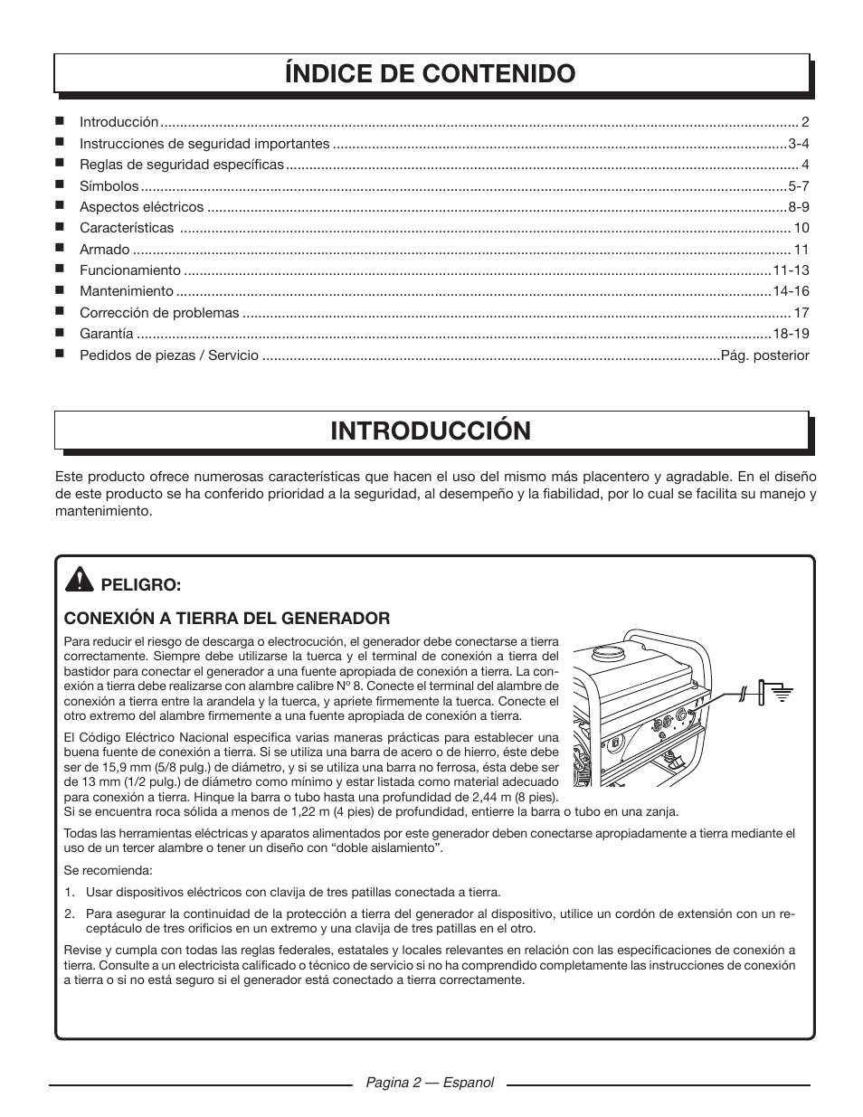 Homelite HGCA1400 User Manual | Page 40 / 58